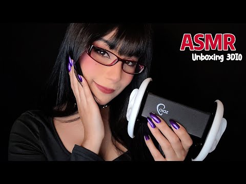 NOVO MICROFONE DO CANAL 3DIO 👂 | UNBOXING ASMR 💗