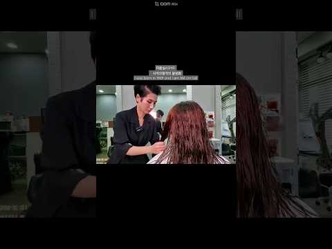 미용실ASMR 시각과청각의 활성화 # 디지털 세팅펌 볼륨감과 화려하게~#Beauty salon ASMR visual and hearing activation