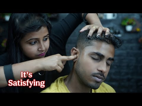 The Art of Relaxation: Chaitali's Ear Fingering ASMR & Scalp Massage For Deep Relaxation #scratching