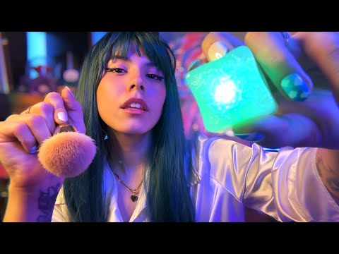 ASMR Eyes Closed Cranial Nerve Exam (Chaotic) 🌀💤