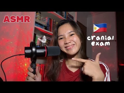 ASMR | Fast TAGALOG Cranial Exam 🧠👀 | Maono PD200W Hybrid