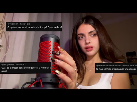 ASMR | Respondo a vuestras preguntas ⭐️| Q&A (especial 35k)