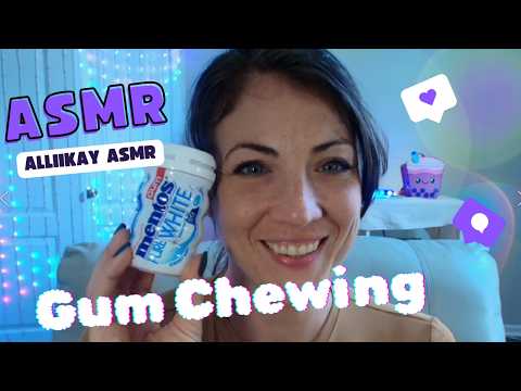 ASMR Chewing gum with masks on