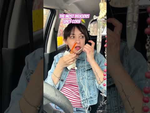SPICY Corn So Delicious🌽 #asmr #mouthsounds #eating
