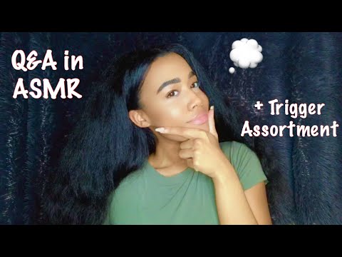 Q&A in ASMR Different trigger for every answer (trigger assortment ASMR)