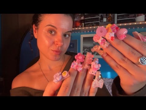 ASMR | 1 HORA de sonidos con uñas XL para dormir sin prisa ♡