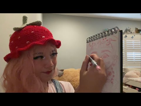 pov: strawberry shortcake draws you (asmr)