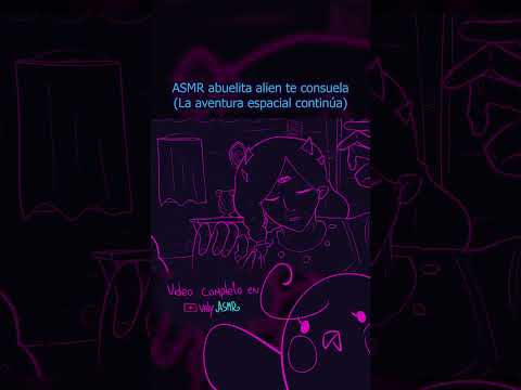 Abuelita alíen te da galletas y mimos 🍪👽 #asmr#roleplay