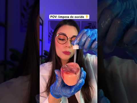 POV: limpeza de ouvido👂#asmr #asmrsounds #shorts #limpezadeouvido
