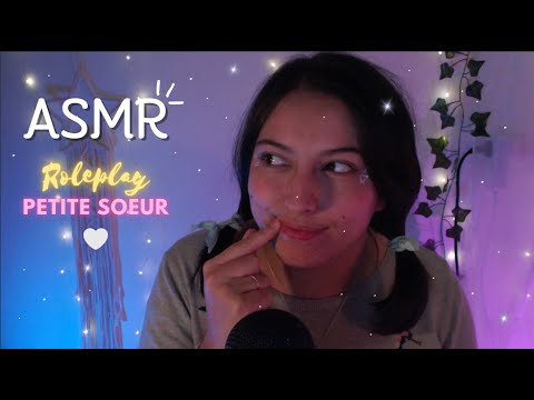 ASMR | Ma petite sœur tourne sa première vidéo (RP) 💖 #roleplay #asmrroleplay