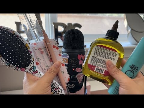 POV: You are an ASMRIST creating an ASMR Trigger Assortment video- 😴🫶🏻