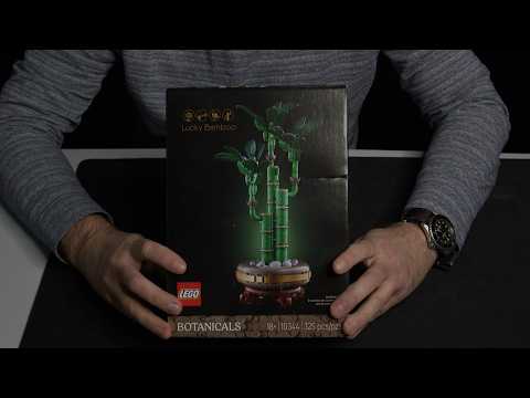 ASMR Lego Bamboo Plant Build