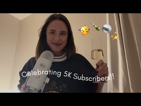 ASMR Celebrating 5K Subscribers!!! 🥳 Tingly Whispers Answering Your Questions! 💌