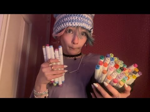 asmr being opinionated over markers for almost 30 minutes