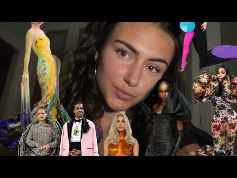 asmr talking about the met gala’s outfits (english)