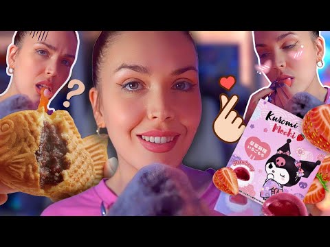 ASMR probando DULCES ASIÁTICOS🍡me SORPRENDIÓ 😳 Eating sounds