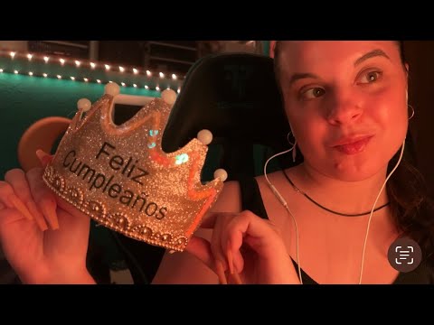 ASMR os enseño mis regalos de cumpleaños 🎁