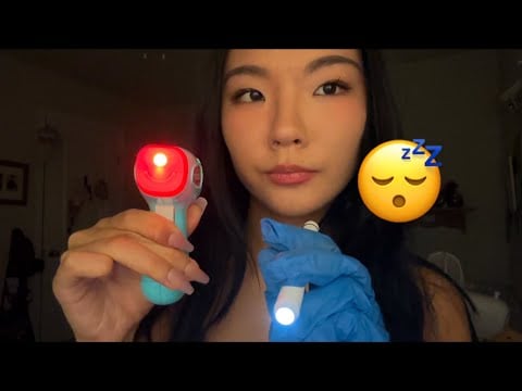 asmr- eyes closed cranial nerve exam rp