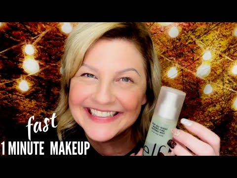 ASMR | 1 Minute | Doing Your Fall Makeup FAST! ⚡⚡⚡🍁💗😍