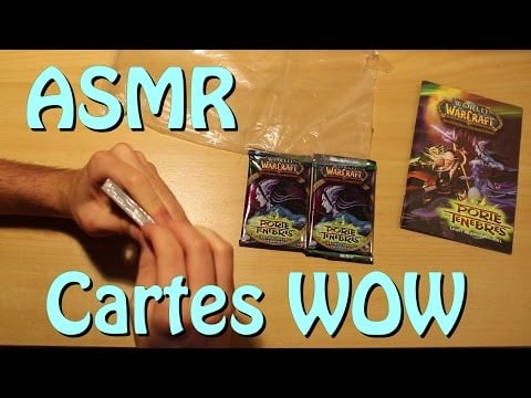 Ouverture de 3 paquets de cartes WOW [ ASMR ]