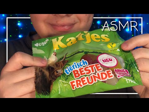 ASMR Taste Test Vegan Katjes Tierisch Beste Freunde! 🌱🐔 (Deutsch/German)