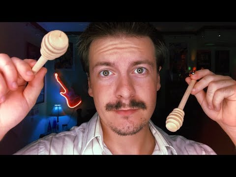 [ASMR] Wooden Honey Dipper Sounds & Visual ASMR Triggers | RV