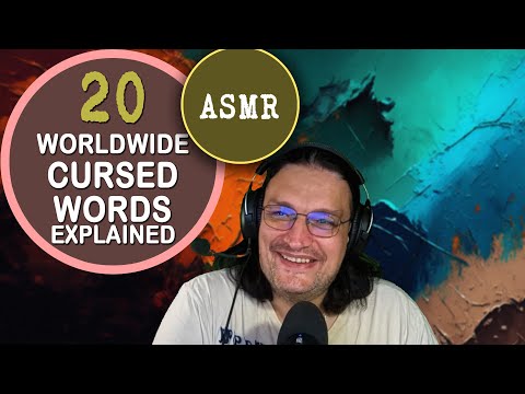 ASMR: A Global Cursing Tour | 20 DIRTY WORDS from Different Cultures Explained | ASMR soft spoken