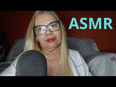 ASMR  Roleplay   médica   cuidando do paciente.  🥱🥱💤