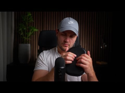 ASMR tapping around the microphone
