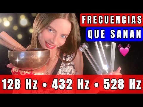 ✨ Sanación Profunda con Cuenco Tibetano y Frecuencias 128Hz · 432Hz · 528Hz | ASMR Terapéutico ✨
