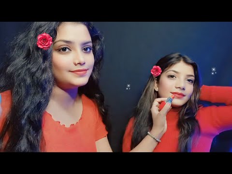 ASMR |  Doing My Sister Relaxing Party Makeup | 💄😍