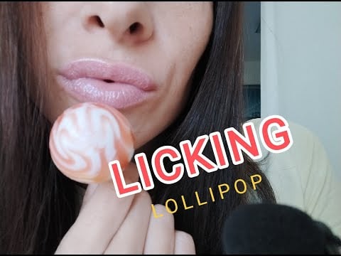 ASMR LICKING🍭/ ASMR Lollipop Licking