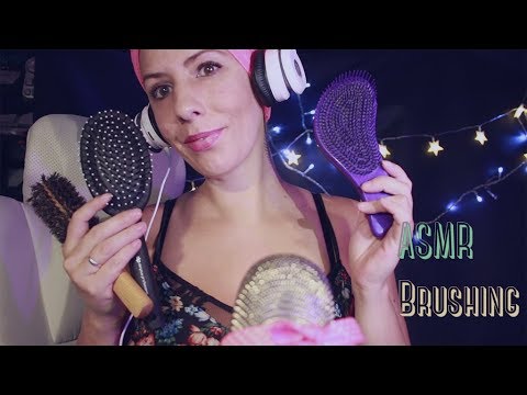 ASMR - Brushing my hair, cepillando mi pelo mojado En español
