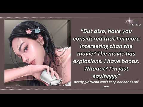 your needy girlfriend can't keep her hands off you [f4m] [REALLY SWEET] [clingy gf] [cuddling sesh]