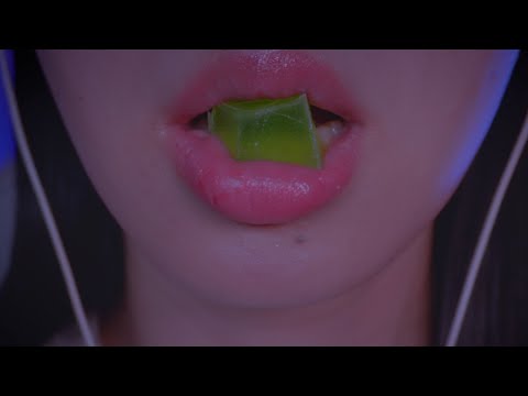 【ASMR】涼しげな和菓子を食べる＋食べさせてあげる音💠咀嚼音