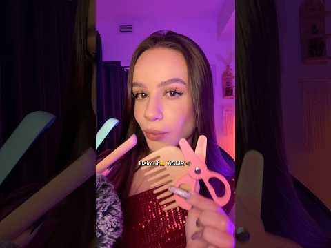 Wooden haircut and styling ASMR 🪵💇🏼‍♀️ Personal attention for sweet sleep 😴 #asmr #asmrvideo