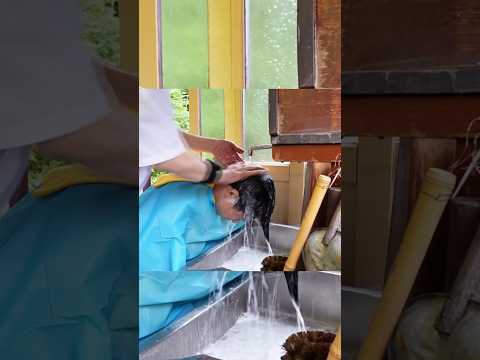 Haircuts, Head Massage at a barbershop with a sense of history #asmr #headmassage #barbershop