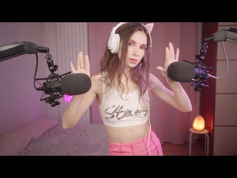 ASMR - Mic Scratching & Birds Chirping ✨🎧 (no talking)