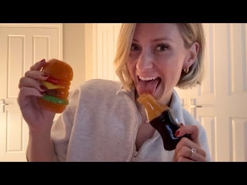 ASMR 🍬 Gummy Chewing & Eating at 100% Mic Sensitivity