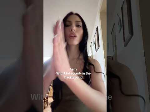 Asmr with bird sounds #asmr #asmrbirds #asmrsounds #shorts #asmrcommunity #morningasmr #asmritalia