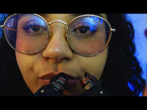 ASMR SONS DE BOCA l BEIJINHOS l TESOURINHA BEM PERTINHO DA CAMERA