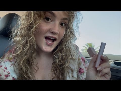 grwm in the car! ASMR Road Trip Edition (Personal Attention & Bestie Roleplay)