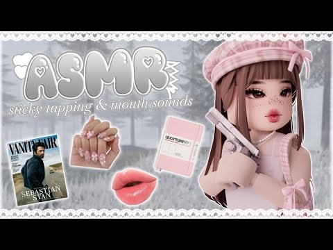 ˗ˏˋ꒰ roblox asmr 🌸 ꒱ ˎˊ- ♡ the TINGLIEST trigger combo EVER! ♡ MOUTH SOUNDS & STICKY TAPPING
