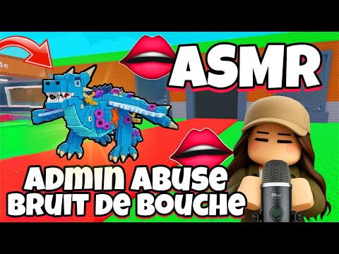 ASMR Français • BRUIT DE BOUCHE ET ADMIN ABUSE SUR STEAL A BRAINROT ROBLOX ! 😴 (retour fuse machine)