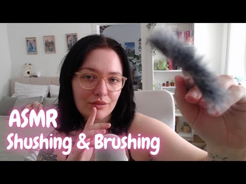 ASMR For Sleep | Shushing, Brushing You, Sleepy Trigger Words