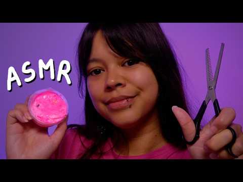 ROLEPLAY ASMR COIFFEUSE ✂️ Teinture de tes cheveux en rose 🩷