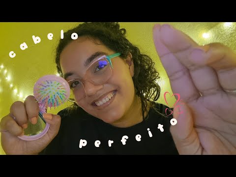 ASMR CUIDANDO DO SEU CABELO PARA DORMIR 😴🤩