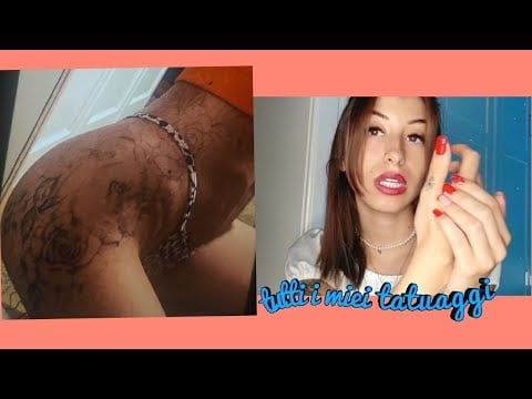 🇮🇹ASMR ITA• TUTTI I MIEI TATUAGGI 💉 *aggiornati* ❤️🦋