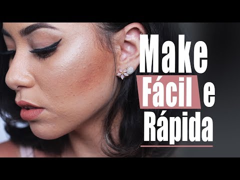 PRIMEIRO TUTORIAL DO ANO! MAKE FÁCIL E RÁPIDO