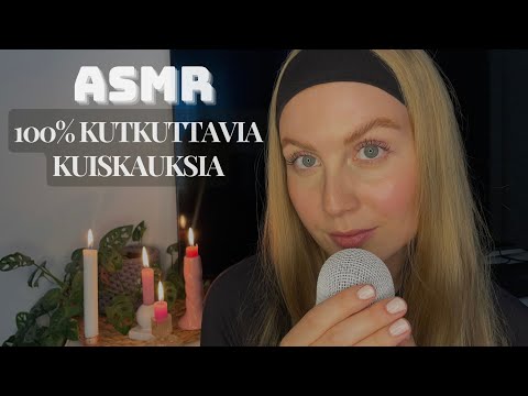 ASMR SUOMI | 100% kutkuttavaa kuiskailua ❤️ semi inaudible cupped whispering